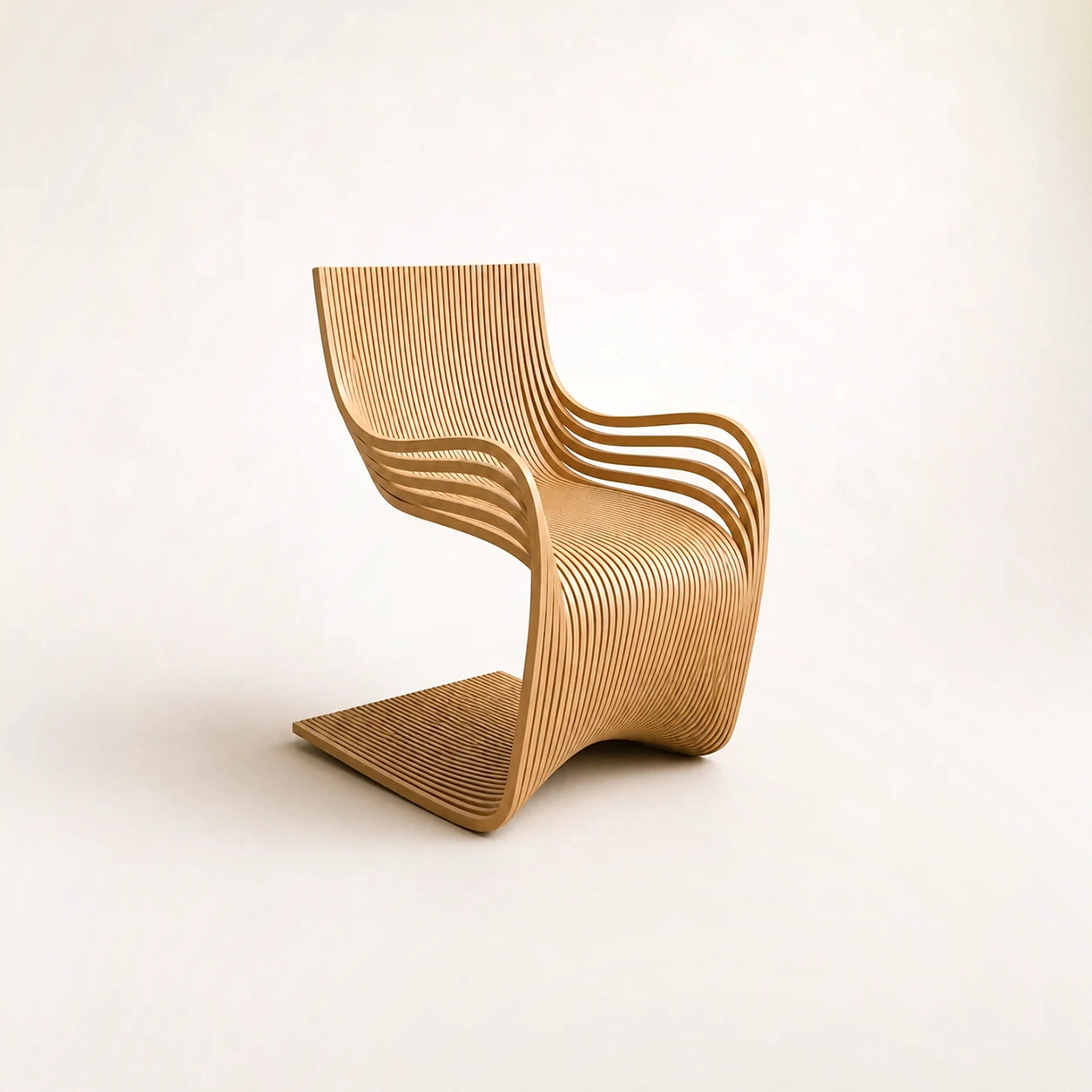 Layered Wave Chair